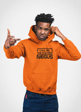 Call Me The N Word Negus Organic Ring-Spun Combed Cotton Hoodie, Black Logo, Various Colours