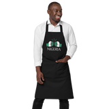 We Run Tings, Nigeria, Black, Organic Cotton Apron, One Size