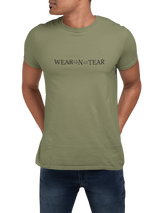 Wear N Tear Men's Essential Organic Cotton Crew Neck T-Shirt, Various Colours