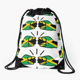 We Run Tings, Jamaica, Drawstring Bag