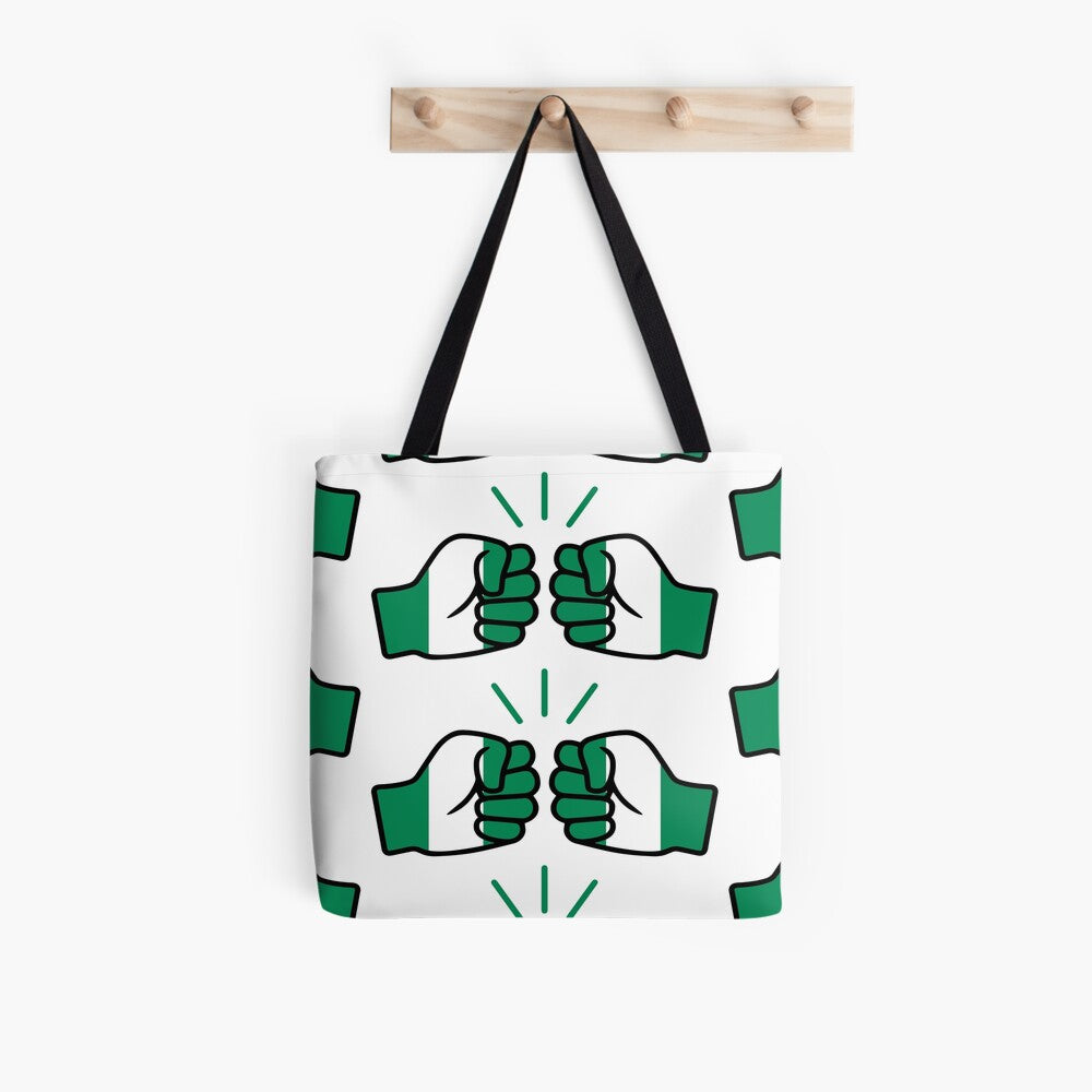 We Run Tings, Nigeria, Tote Bag, Open Top, Medium, 41 x 41 cm